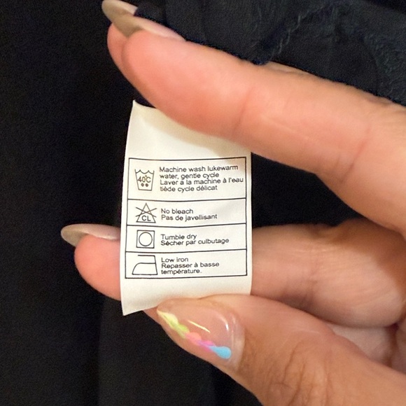 Silverts Black Embellished Long Sleeve Womens Top Assisted Dressing Small NWT - Picture 16 of 16